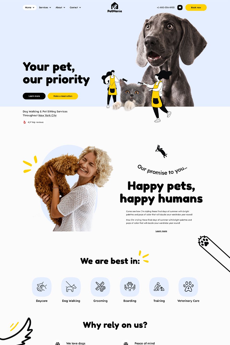 Web design — app interface